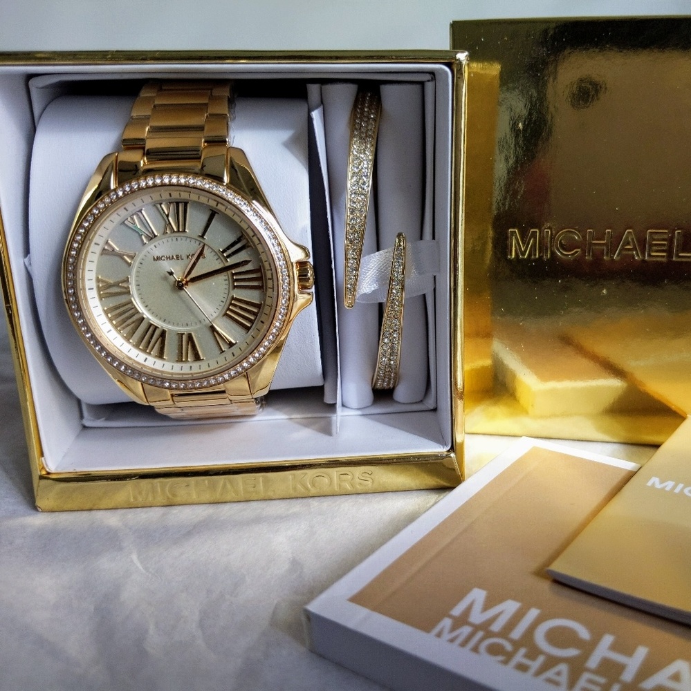 🆕Michael Kors Kacie Gold-Tone Watch